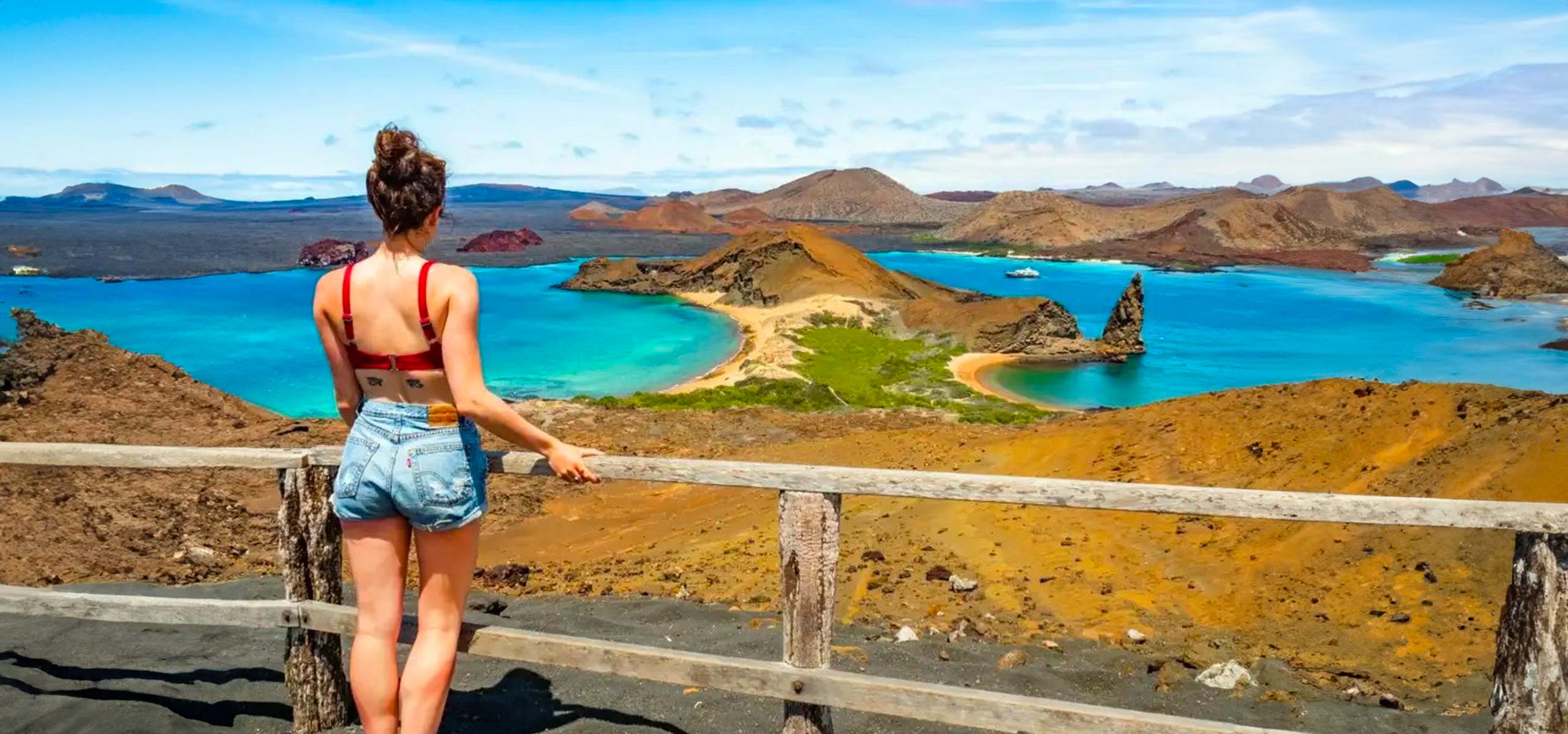 Visita los cráteres gemelos en galápagos